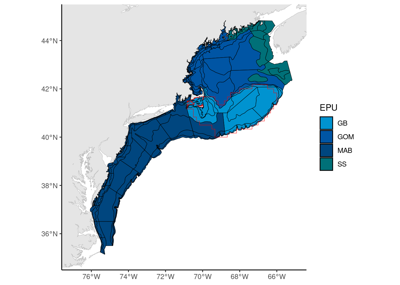 Survey strata by EPU